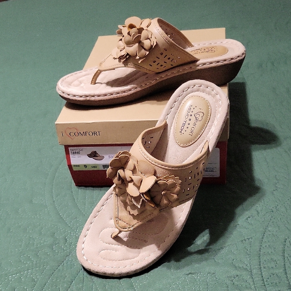 Tan Women's Sandals~~ I ❤️ Comfort Brand